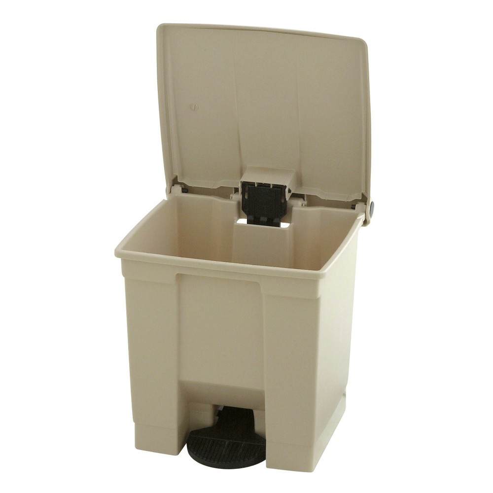 Número de imagen del producto 2: Cubo de residuos con pedal Rubbermaid® Step-On Classic, 30 litros, beige
