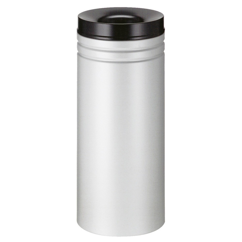Número de imagen del producto 1: Cubo de residuos de seguridad autoextinguible, acero, 50 litros, gris, negro