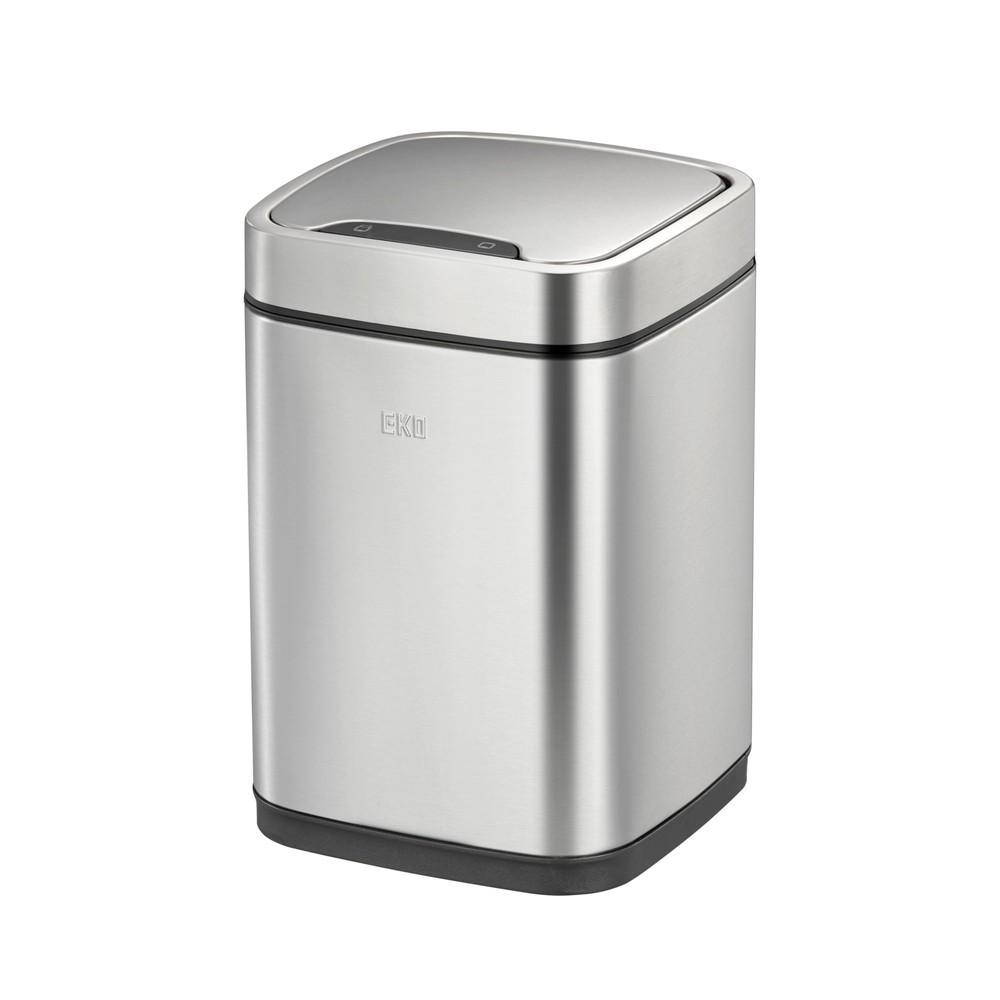 Imagen del producto: Cubo de residuos EKO EcoSmart con sensor, 6 litros, acero inoxidable mate