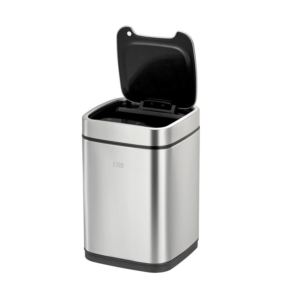 Número de imagen del producto 4: Cubo de residuos EKO EcoSmart con sensor, 6 litros, acero inoxidable mate