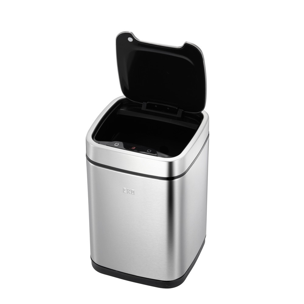 Número de imagen del producto 6: Cubo de residuos EKO EcoSmart con sensor, 6 litros, acero inoxidable mate