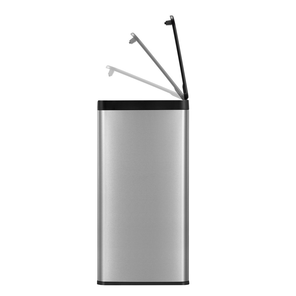 Número de imagen del producto 4: Cubo de residuos EKO Essential Touch, 2 x 20 litros, acero inoxidable satinado