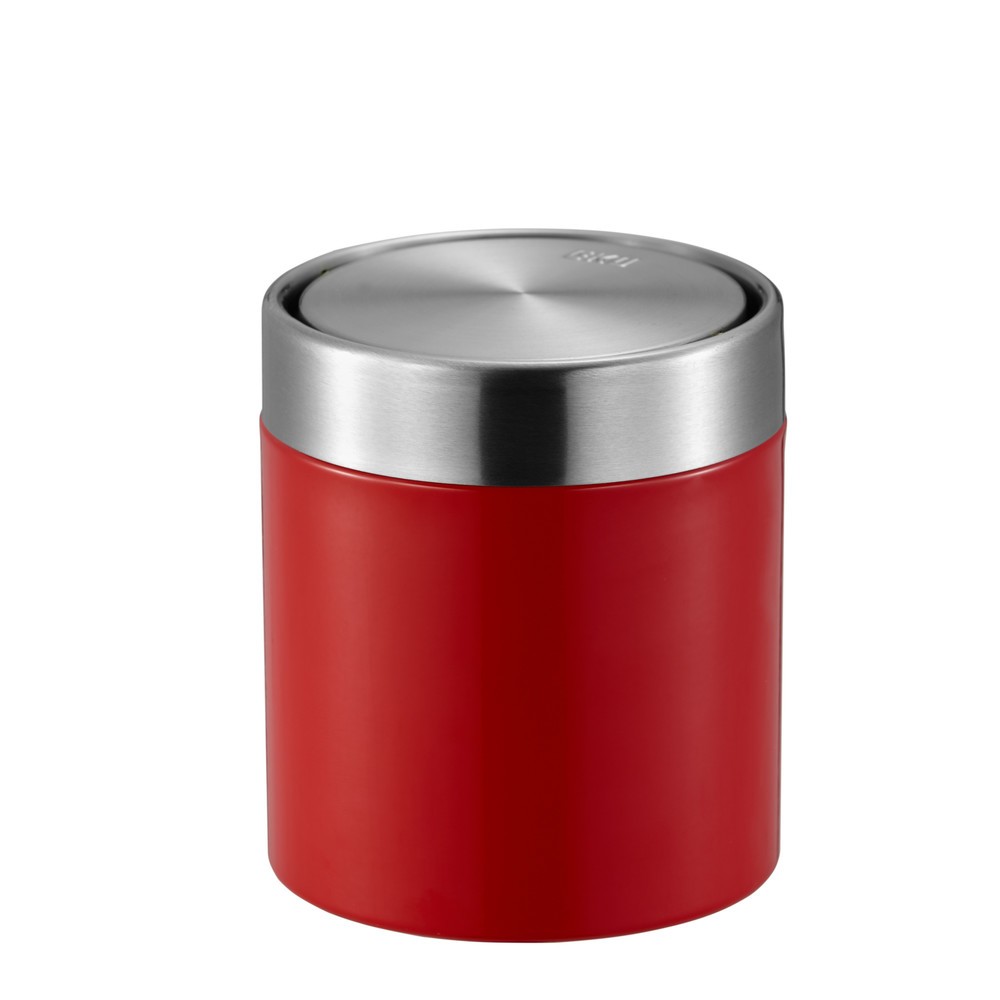 Número de imagen del producto 1: Cubo de residuos EKO Fandy, 1,5 litros, rojo