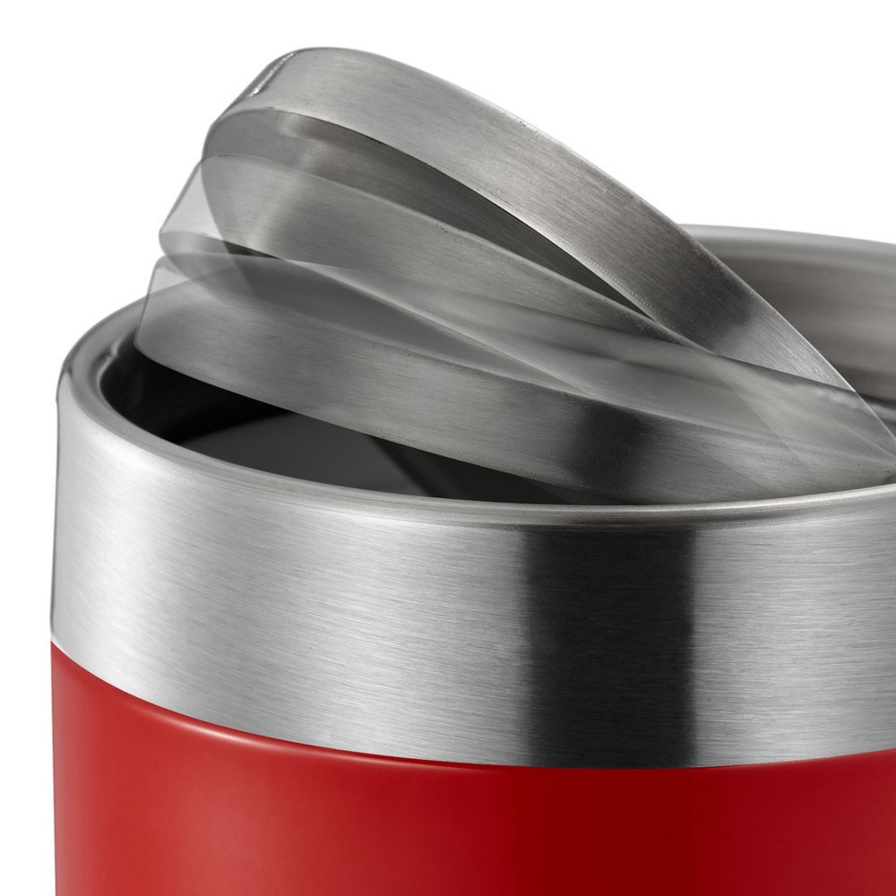 Número de imagen del producto 3: Cubo de residuos EKO Fandy, 1,5 litros, rojo