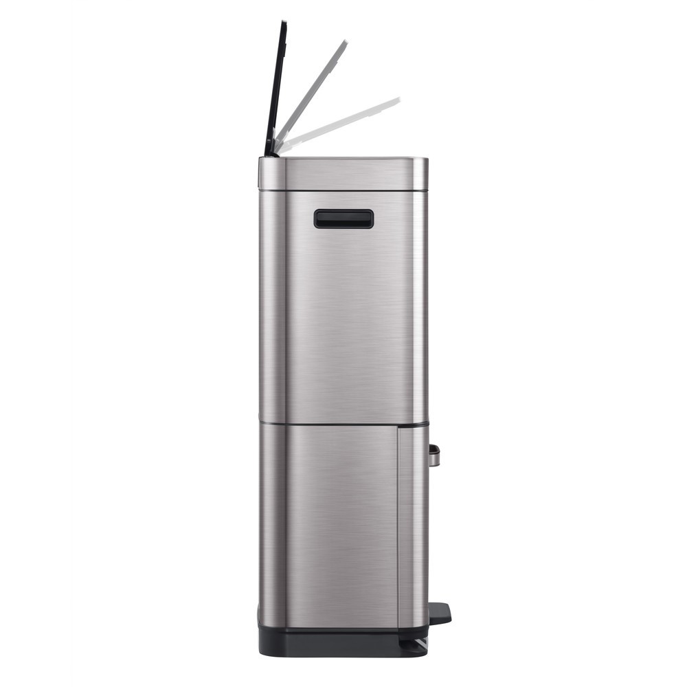 Número de imagen del producto 6: Cubo de residuos EKO Himalaya, con sensor, 1 x 35 + 1 x 25 litros, acero inoxidable satinado