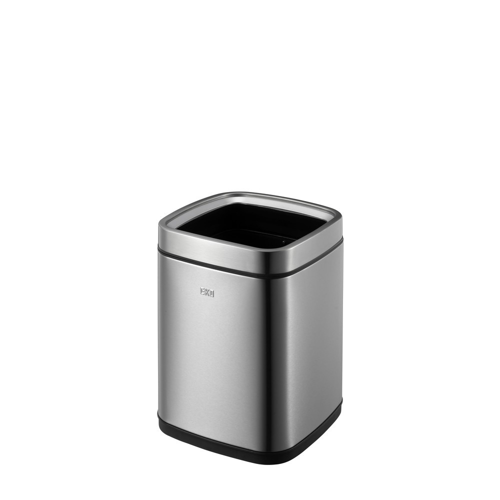 Imagen del producto: Cubo de residuos EKO Laguna, 9 litros, acero inoxidable mate