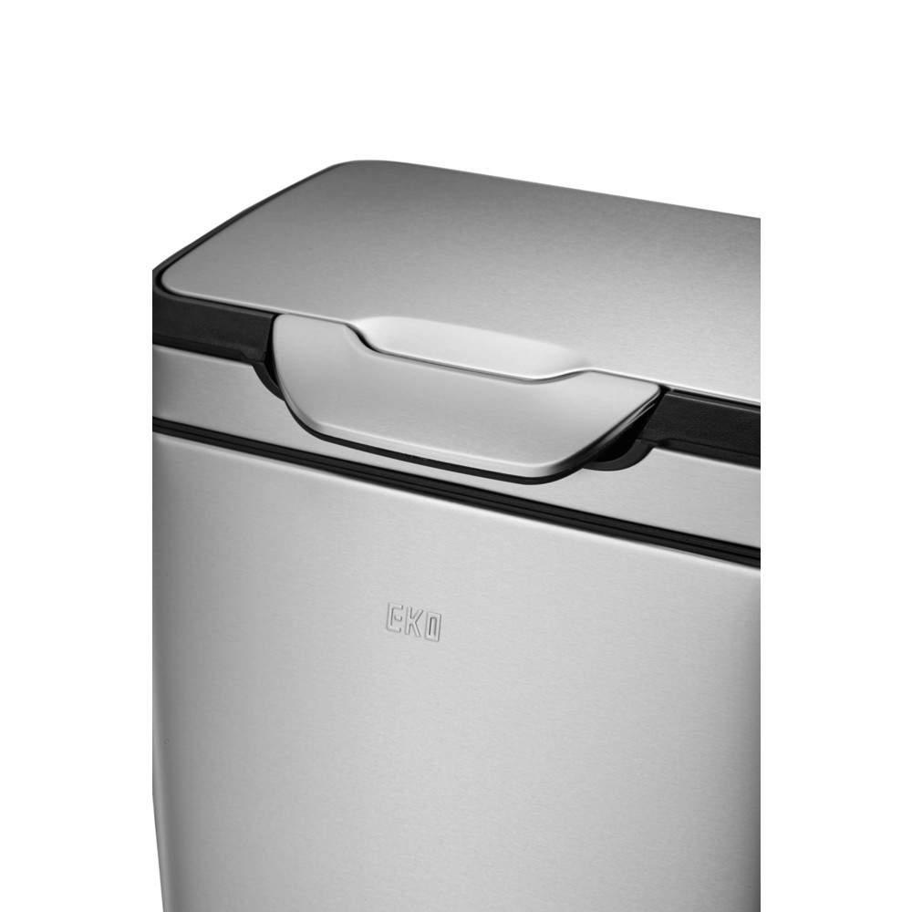 Número de imagen del producto 4: Cubo de residuos EKO Touch Pro, 2 x 20 litros, acero inoxidable satinado