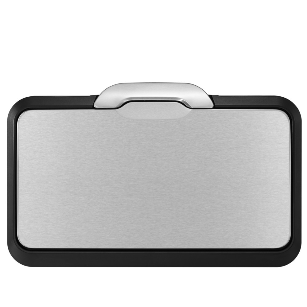 Número de imagen del producto 6: Cubo de residuos EKO Touch Pro, 2 x 20 litros, acero inoxidable satinado