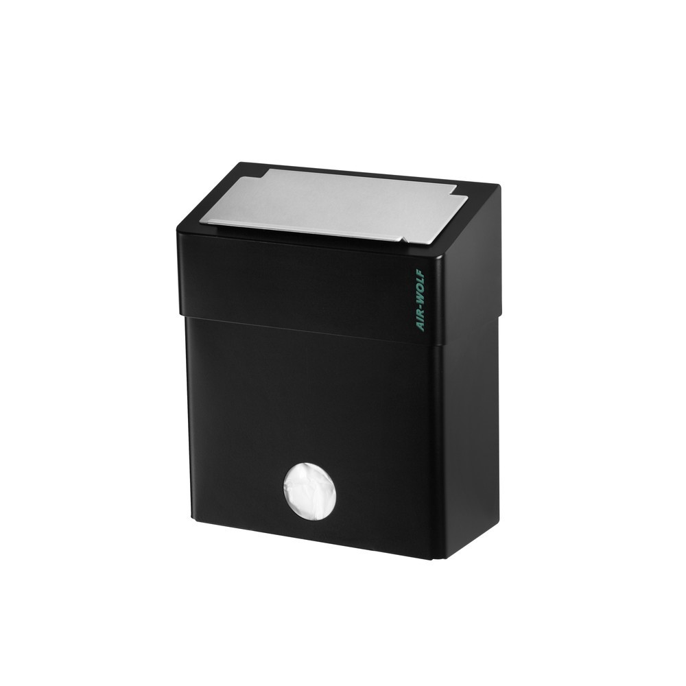 Imagen del producto: Cubo de residuos higiénicos Air-Wolf para compresas femeninas, negro
