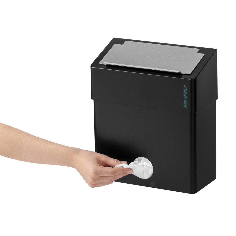 Número de imagen del producto 5: Cubo de residuos higiénicos Air-Wolf para compresas femeninas, negro