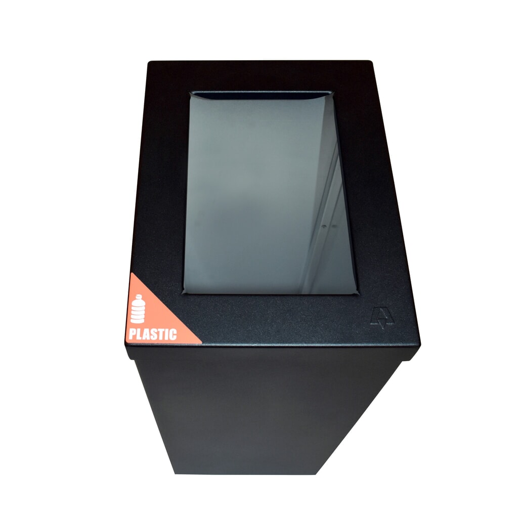 Cubo de residuos RecycloFlex, 60 litros, negro Número de imagen del producto 4: Cubo de residuos RecycloFlex, 60 litros, negro