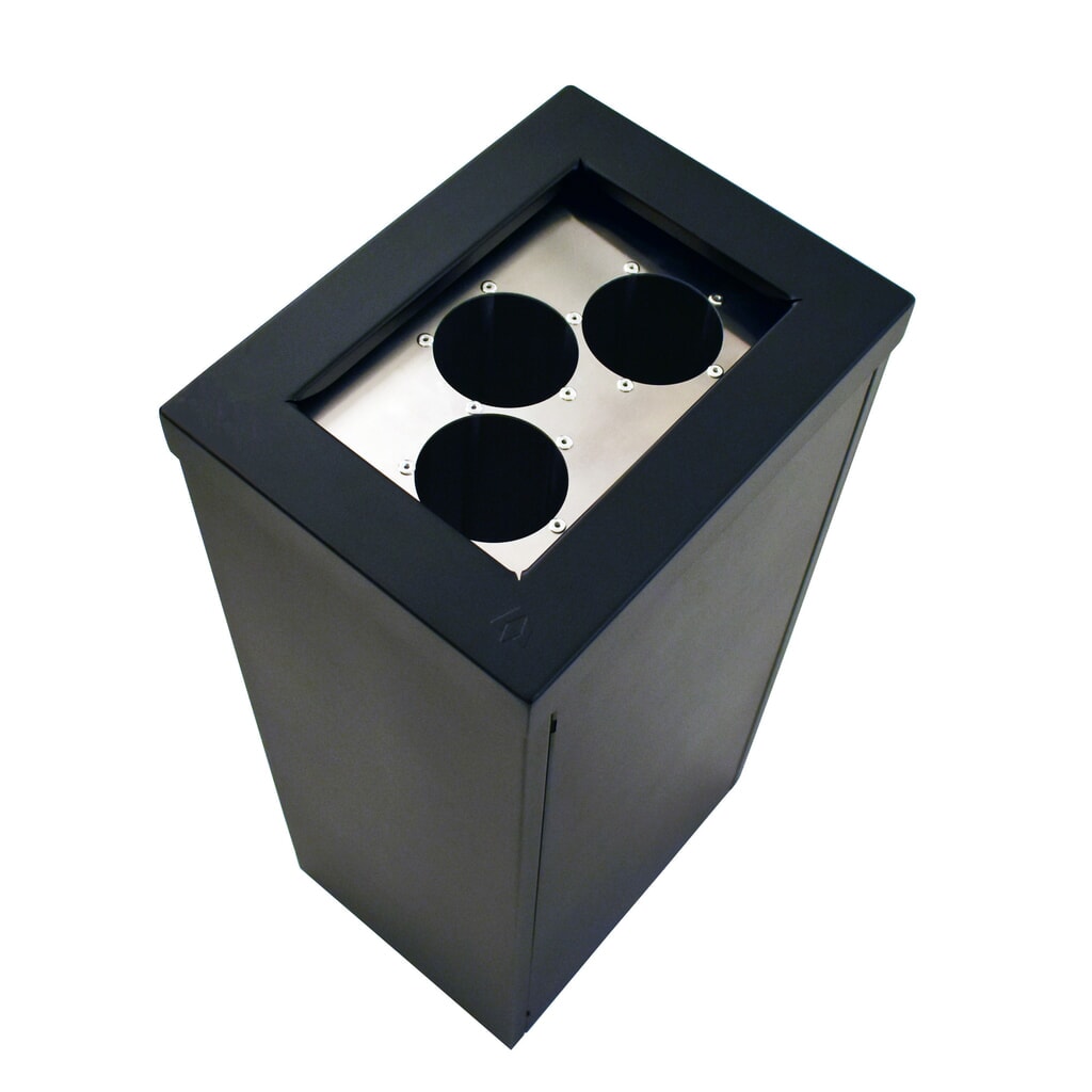 Número de imagen del producto 5: Cubo de residuos RecycloFlex, 60 litros, negro