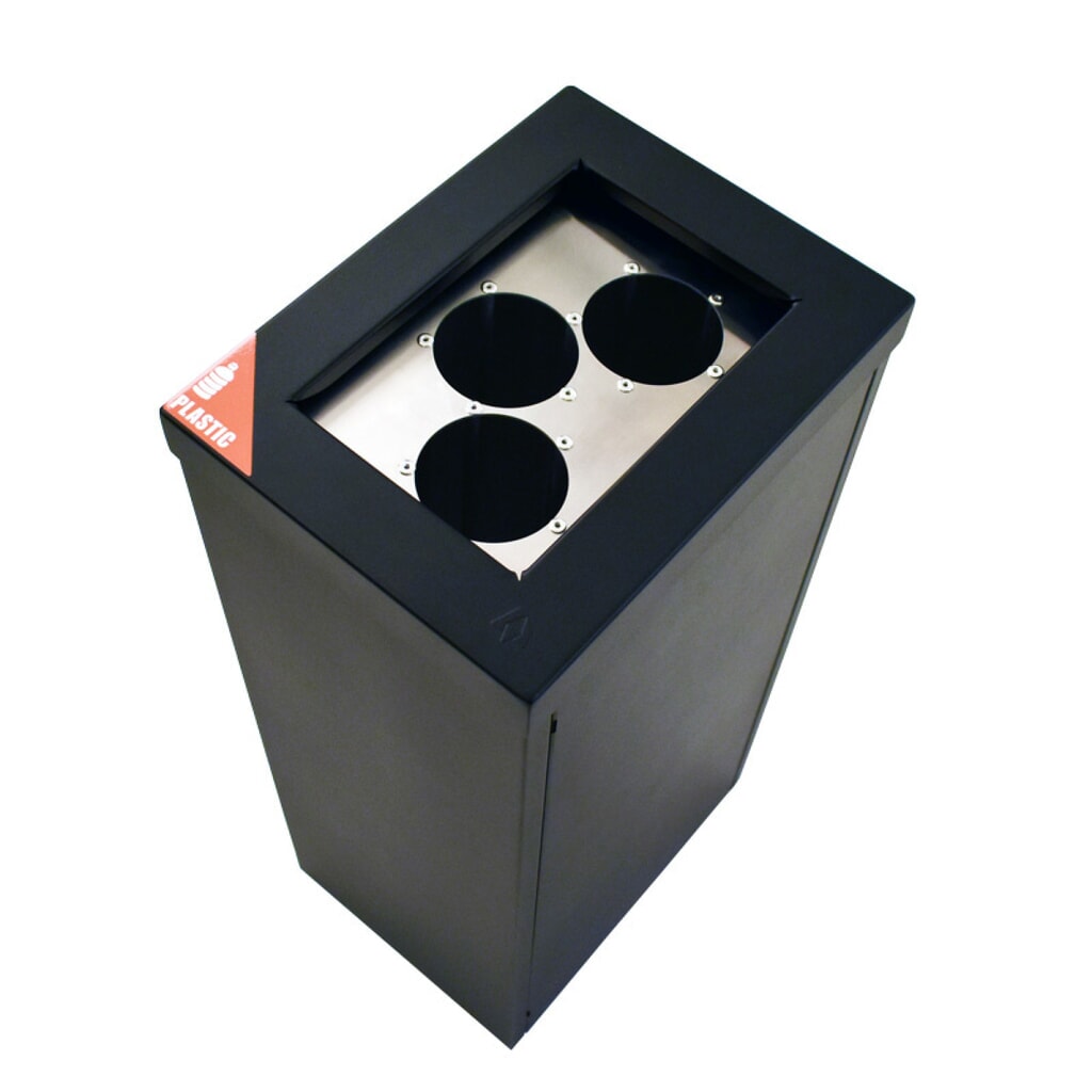 Cubo de residuos RecycloFlex, 60 litros, negro Número de imagen del producto 6: Cubo de residuos RecycloFlex, 60 litros, negro