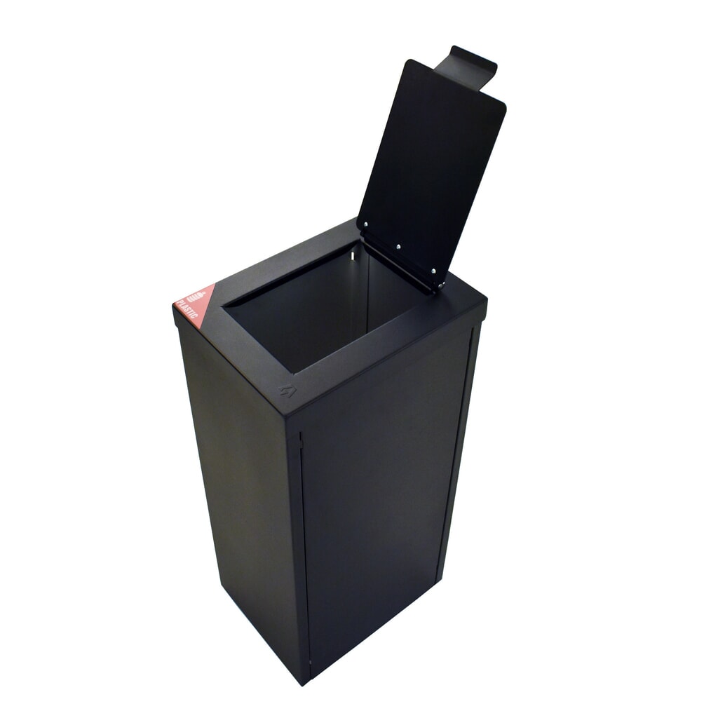 Cubo de residuos RecycloFlex, 60 litros, negro Número de imagen del producto 11: Cubo de residuos RecycloFlex, 60 litros, negro