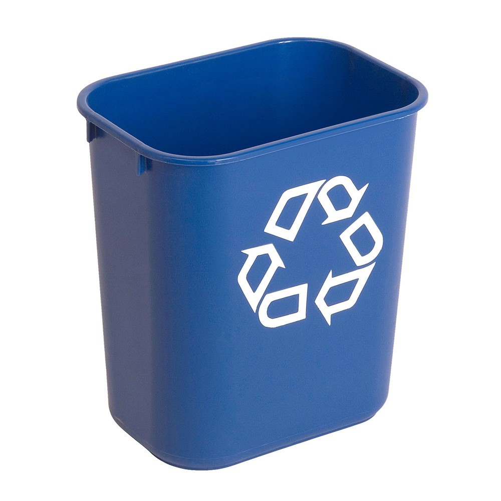 Imagen del producto: Cubo de residuos Rubbermaid®, rectangular, 12,9 litros, azul
