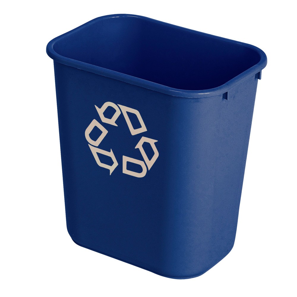 Imagen del producto: Cubo de residuos Rubbermaid®, rectangular, 26,6 litros, azul