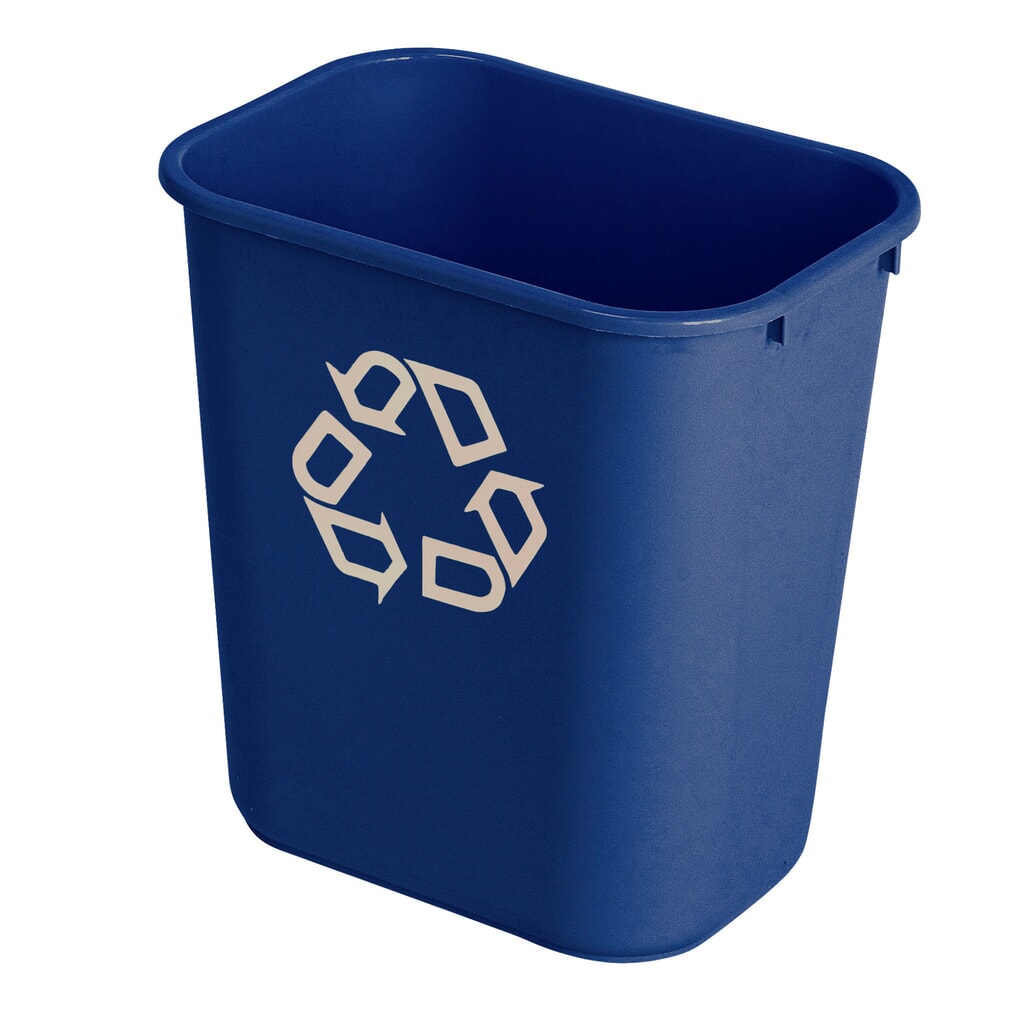 Imagen del producto: Cubo de residuos Rubbermaid®, rectangular, 26,6 litros, azul