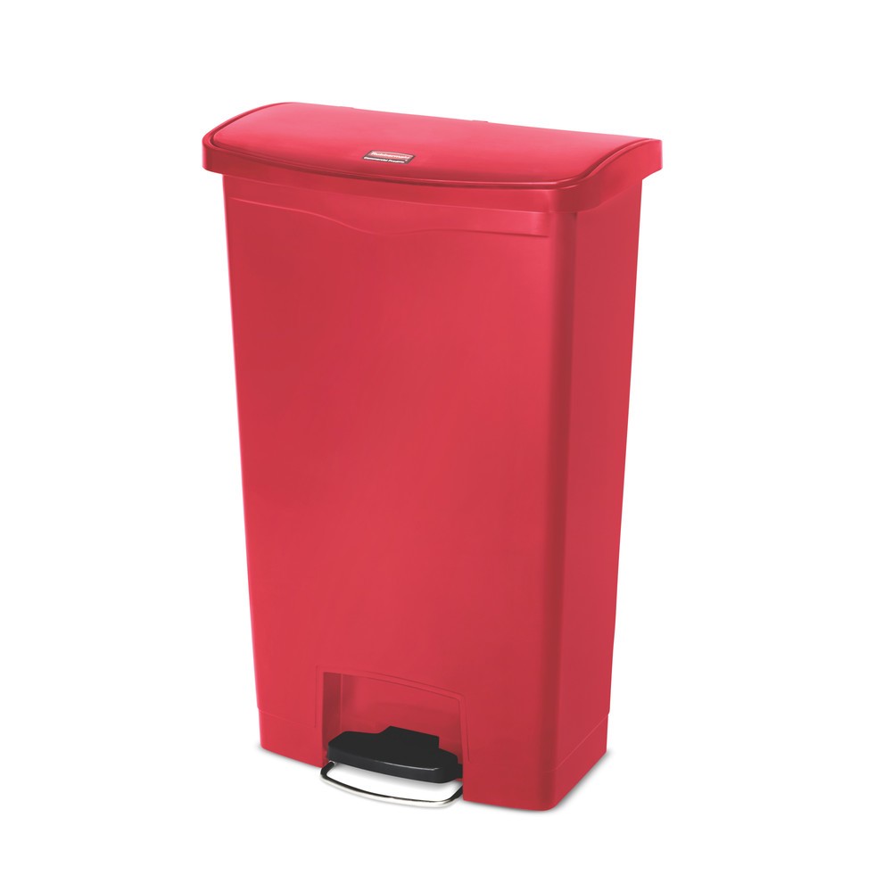 Número de imagen del producto 1: Cubo de residuos con pedal Rubbermaid® Profi, 50 litros, rojo