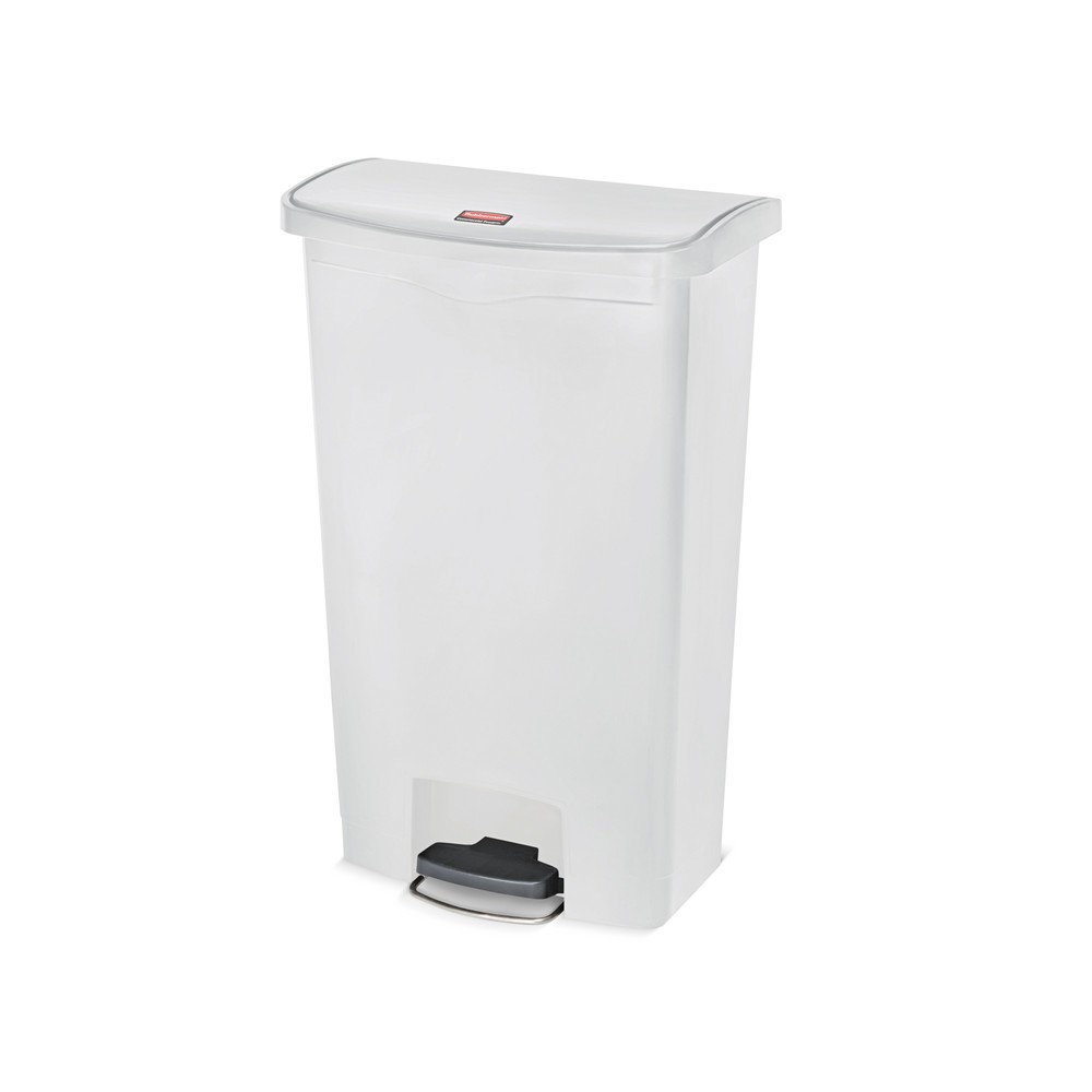 Número de imagen del producto 1: Cubo de residuos con pedal Rubbermaid® Profi, 30 litros, blanco