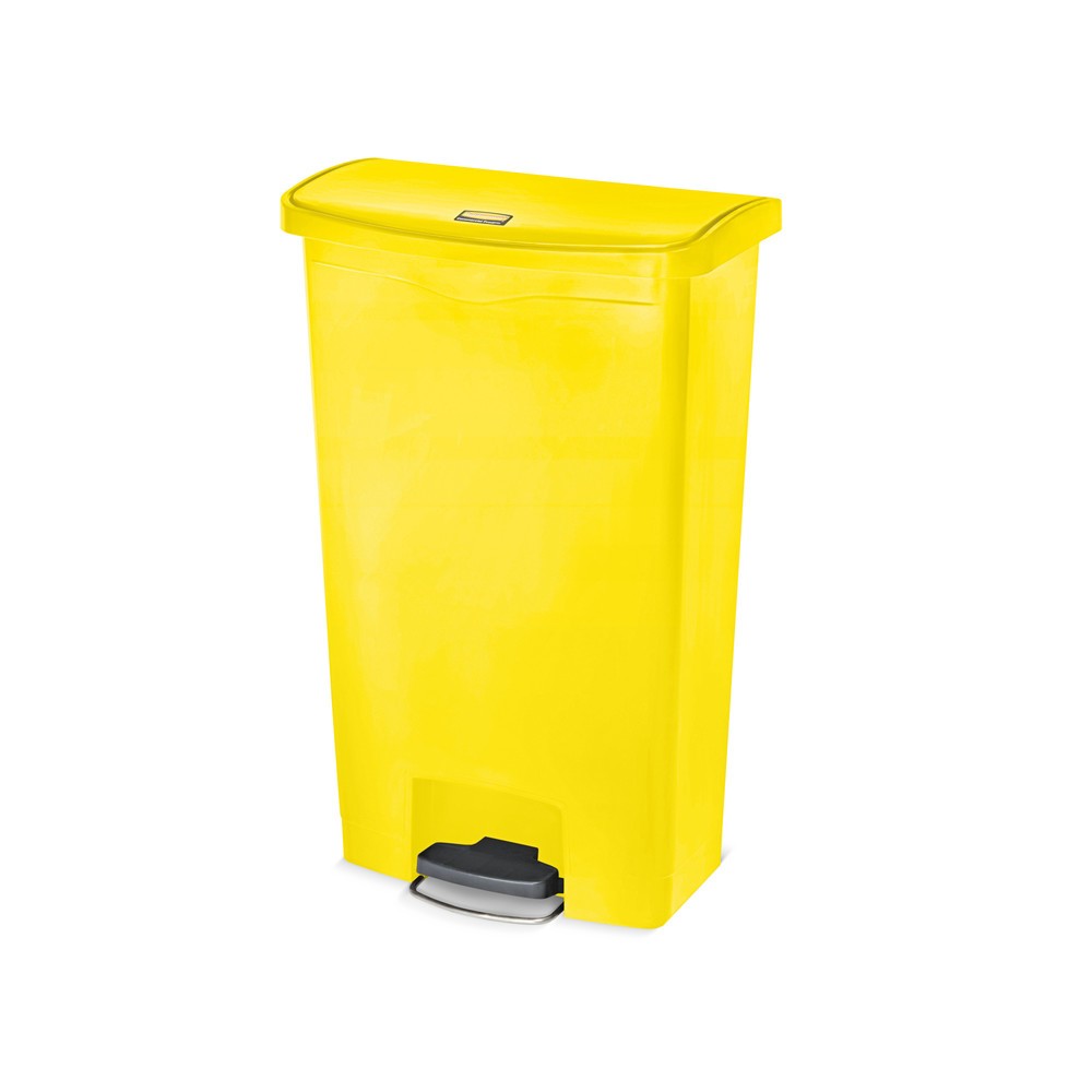 Número de imagen del producto 1: Cubo de residuos con pedal Rubbermaid® Profi, 30 litros, amarillo
