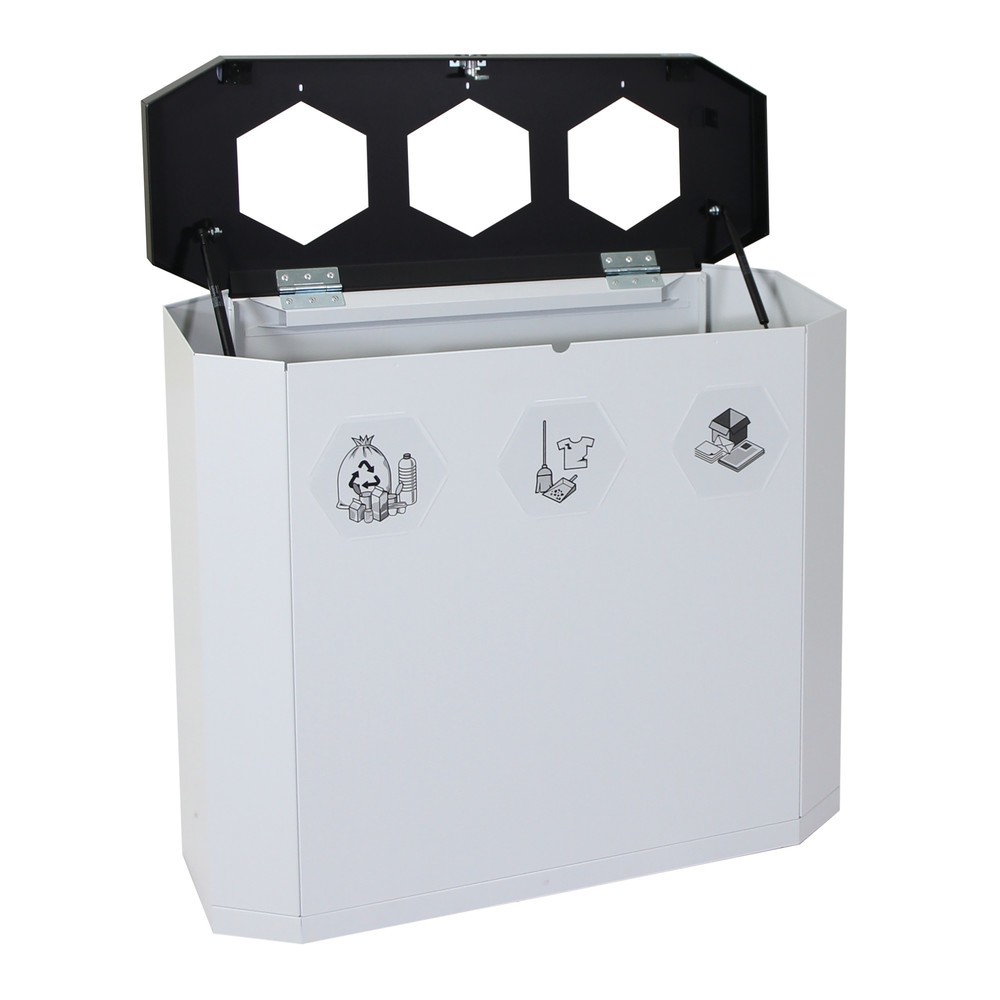 Número de imagen del producto 2: Cubo de residuos stumpf® Sixco 3 smart gris claro