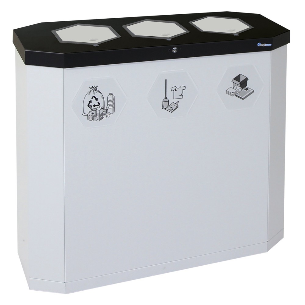 Imagen del producto: Cubo de residuos stumpf® Sixco 3 swing gris claro