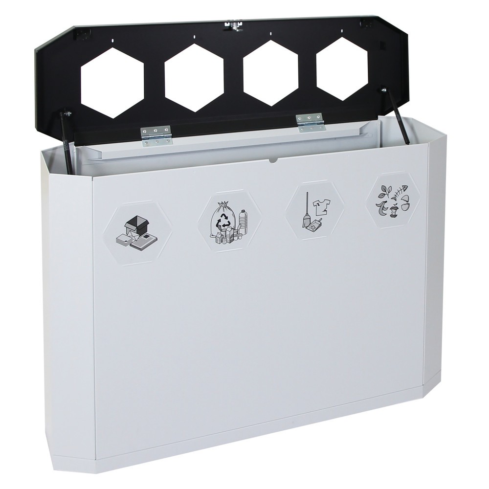 Número de imagen del producto 2: Cubo de residuos stumpf® Sixco 4 smart gris claro