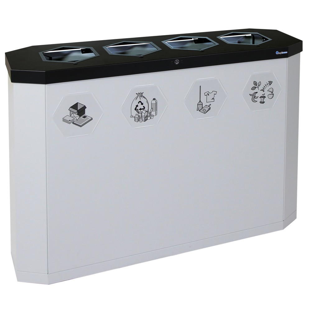 Número de imagen del producto 1: Cubo de residuos stumpf® Sixco 4 smart gris claro