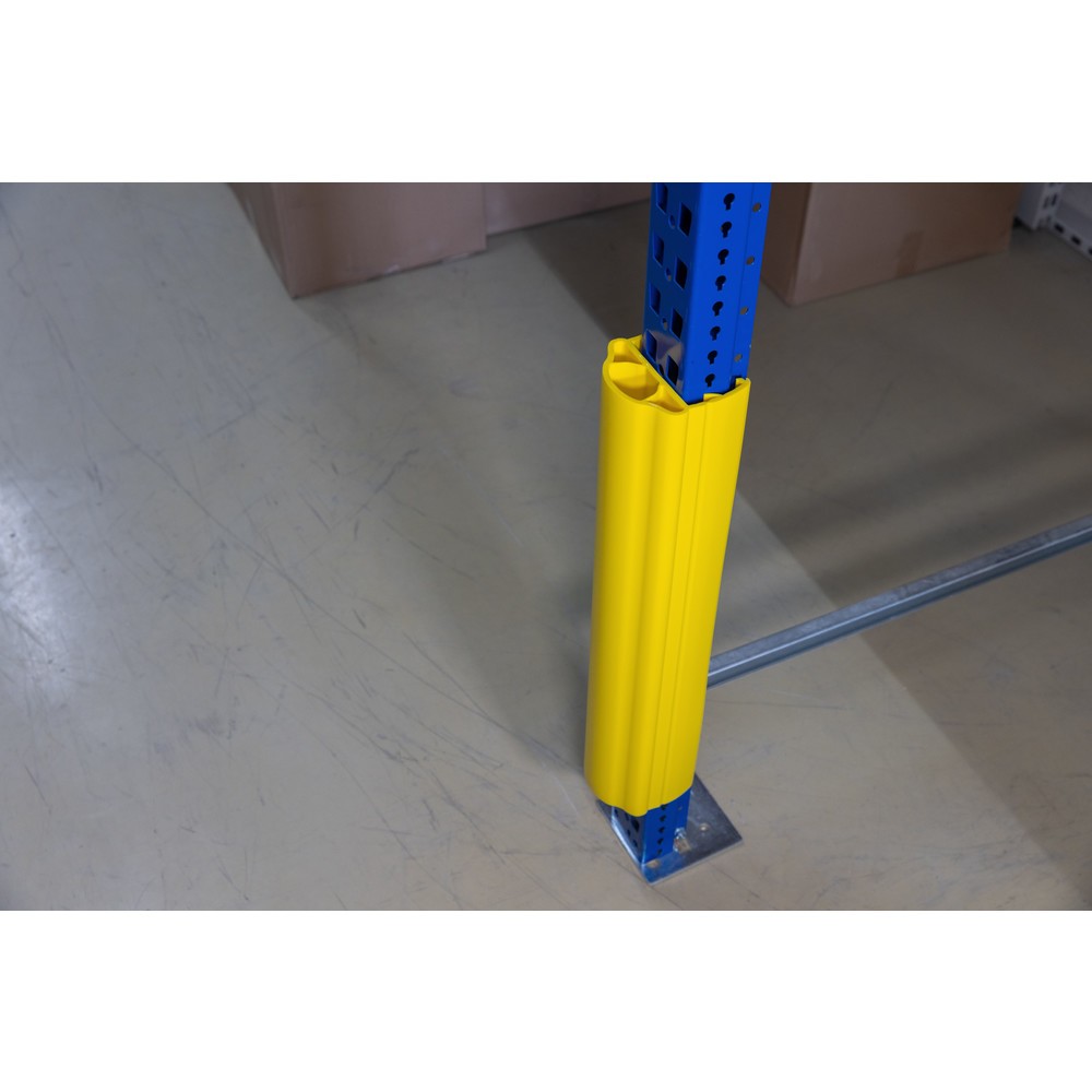 Número de imagen del producto 17: Protección anticolisión Dancop d-flexx para estanterías Alfa, fabricada en plástico, medidas interiores HxA 600 x 100-125 mm