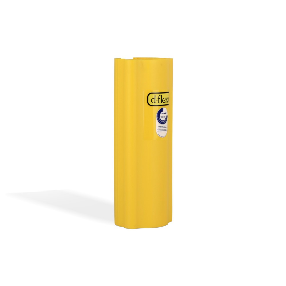 Número de imagen del producto 8: Protección anticolisión Dancop d-flexx para estanterías Alfa, fabricada en plástico, medidas interiores HxA 400 x 100-125 mm