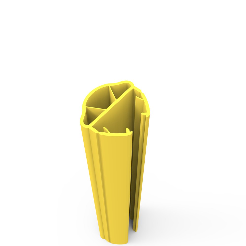 Número de imagen del producto 10: Protección anticolisión Dancop d-flexx para estanterías Alfa, de plástico, HxA 600 x 75-99 mm