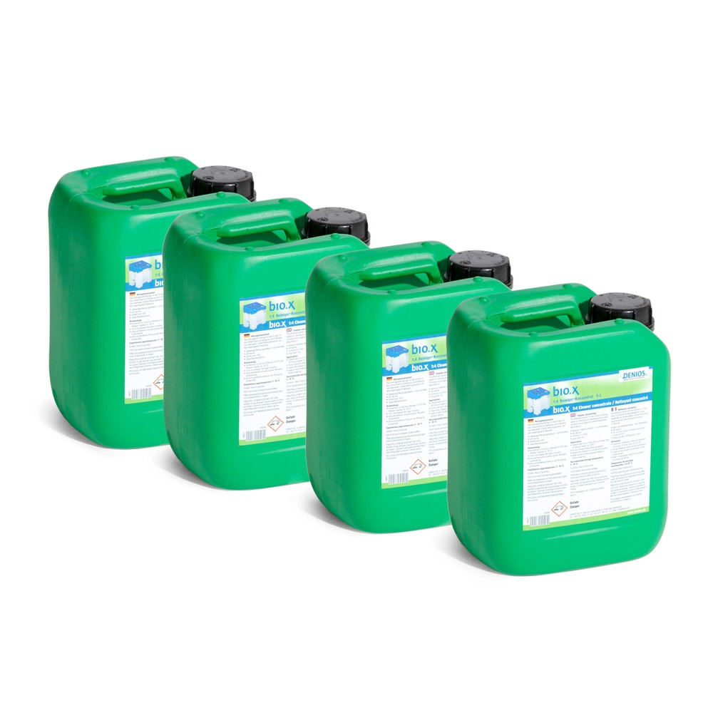 Imagen del producto: detergente bio.x concentrado, set para el primer llenado, bidón de 4 x 5 litros