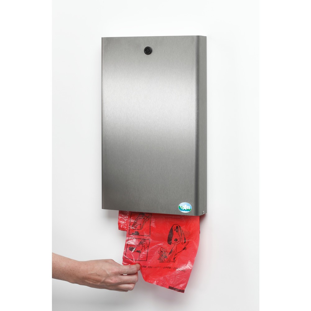 Número de imagen del producto 2: Dispensador de bolsas de residuo para perros VAR® DS 2, acero inoxidable