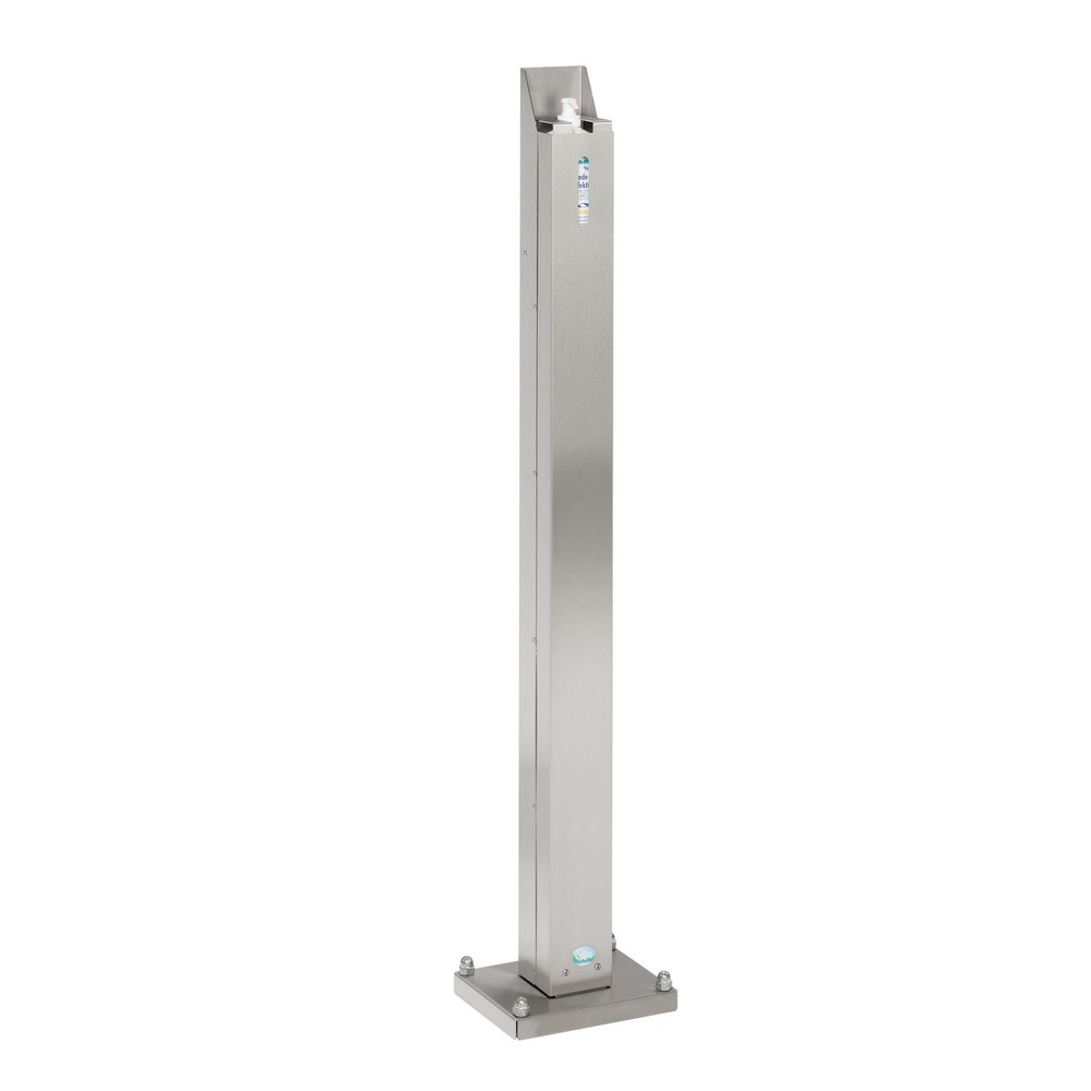Imagen del producto: Dispensador de desinfección manual VAR® HDS 106, montado en el suelo, acero inoxidable