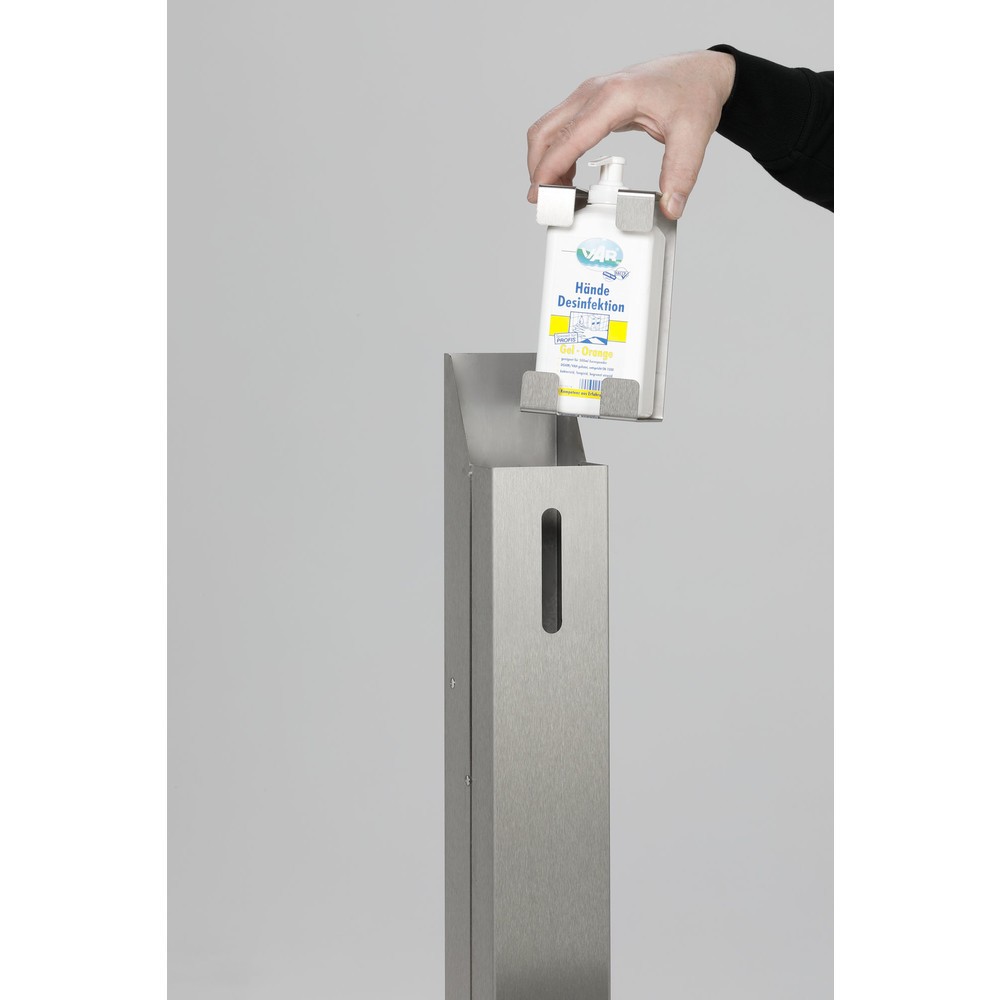 Número de imagen del producto 2: Dispensador de desinfección manual VAR® HDS 106, montado en el suelo, acero inoxidable