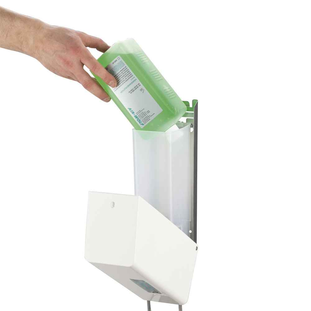 Número de imagen del producto 3: Dispensador de jabón y de desinfectante para 1200 ml de loción lavamanos o desinfectante