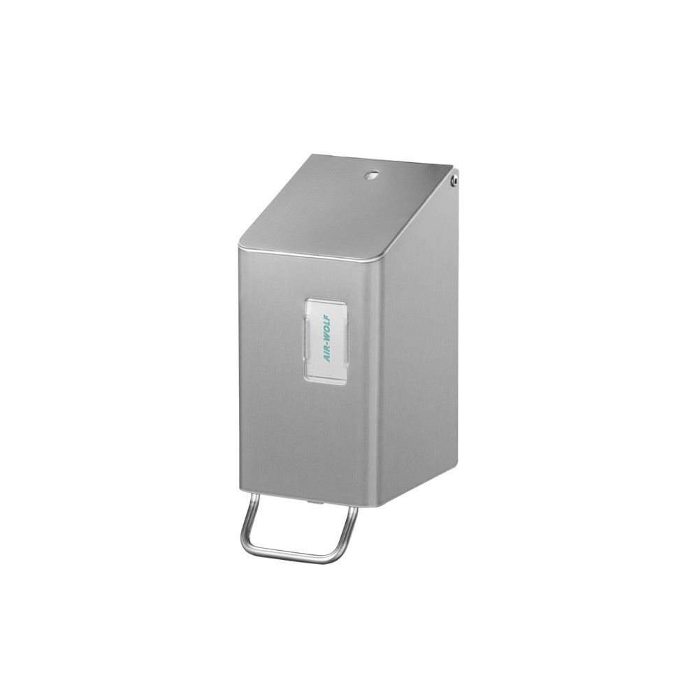 Imagen del producto: Dispensador de jabón y desinfectante Air-Wolf para 250 ml, acero inoxidable cepillado