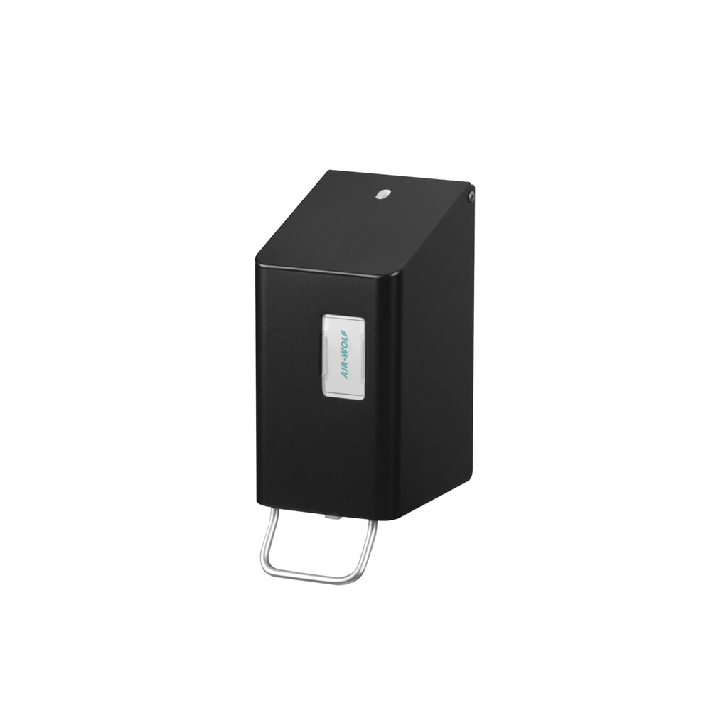 Dispensador de jabón y desinfectante Air-Wolf para 250 ml, negro Imagen del producto: Dispensador de jabón y desinfectante Air-Wolf para 250 ml, negro