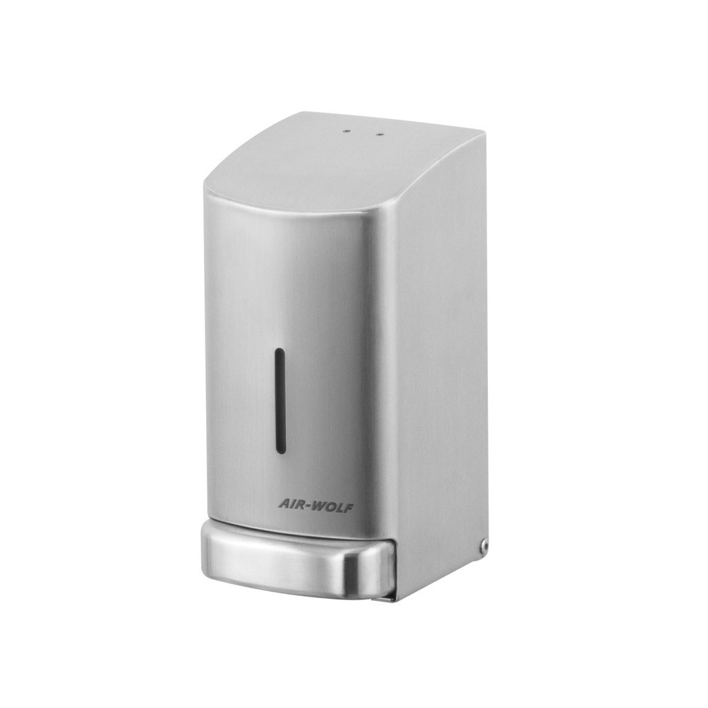 Imagen del producto: Dispensador de jabón y desinfectante Air-Wolf serie Alpha, acero inoxidable cepillado