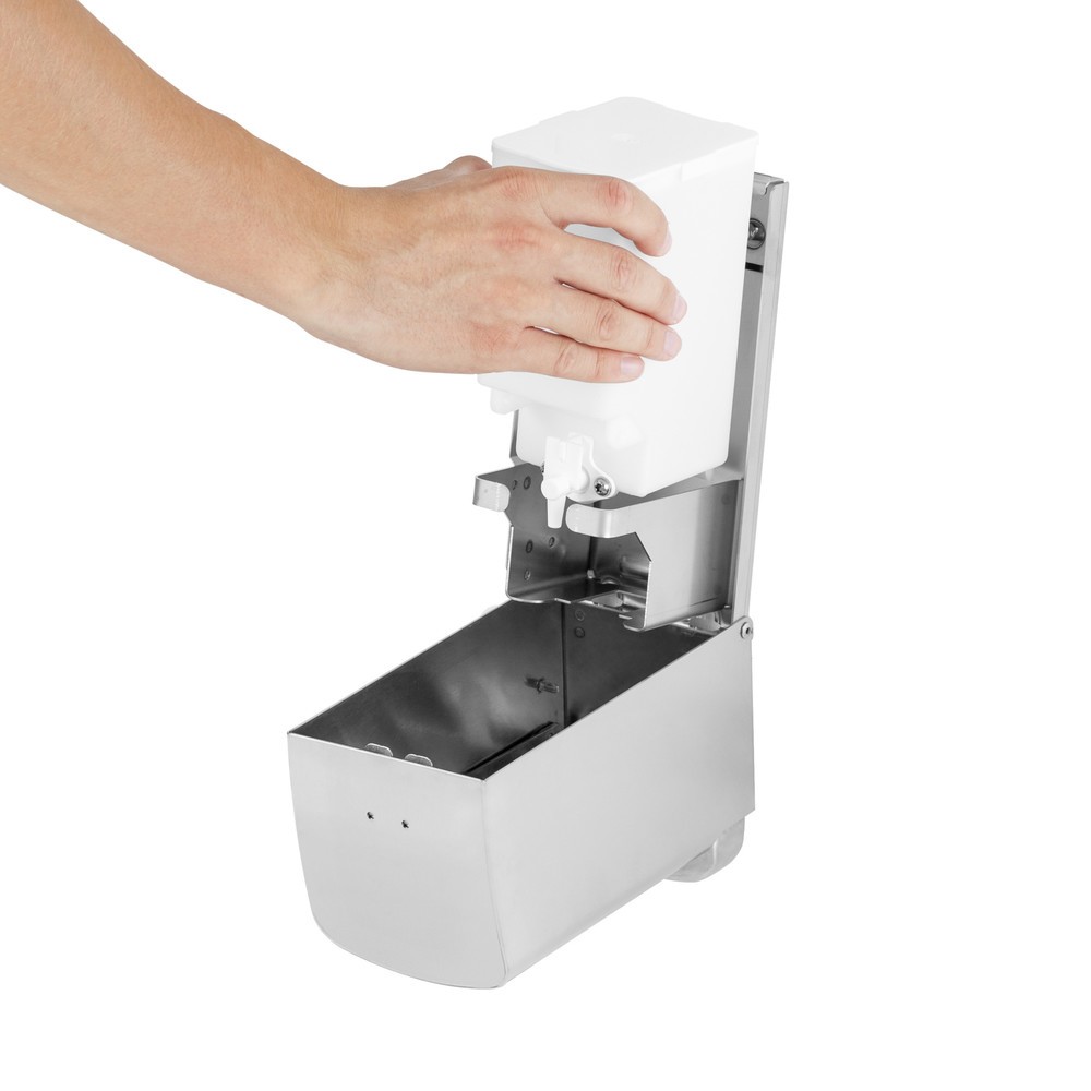 Número de imagen del producto 5: Dispensador de jabón y desinfectante Air-Wolf serie Alpha, acero inoxidable cepillado