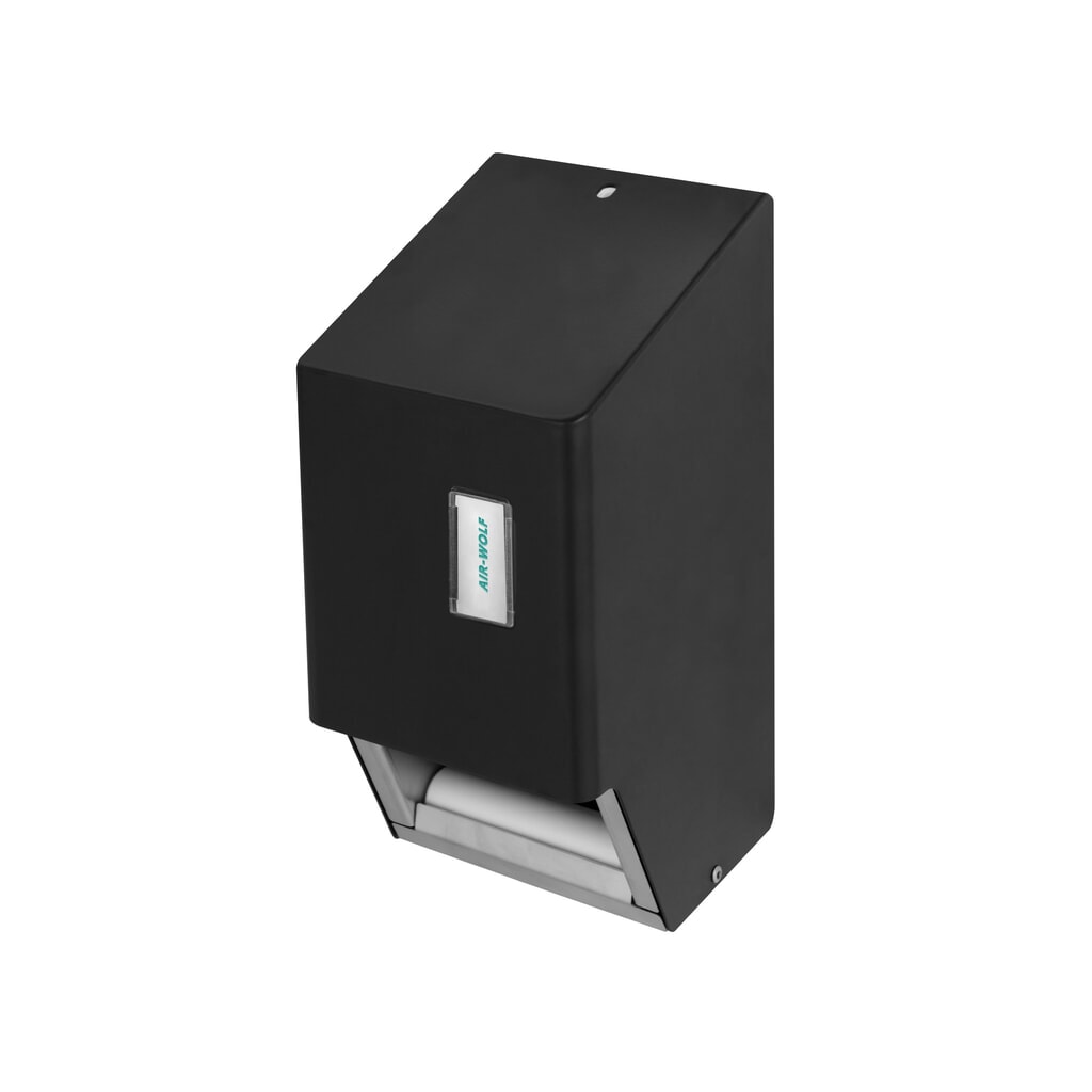 Número de imagen del producto 2: Dispensador de papel de WC Air-Wolf para 2 rollos domésticos, negro