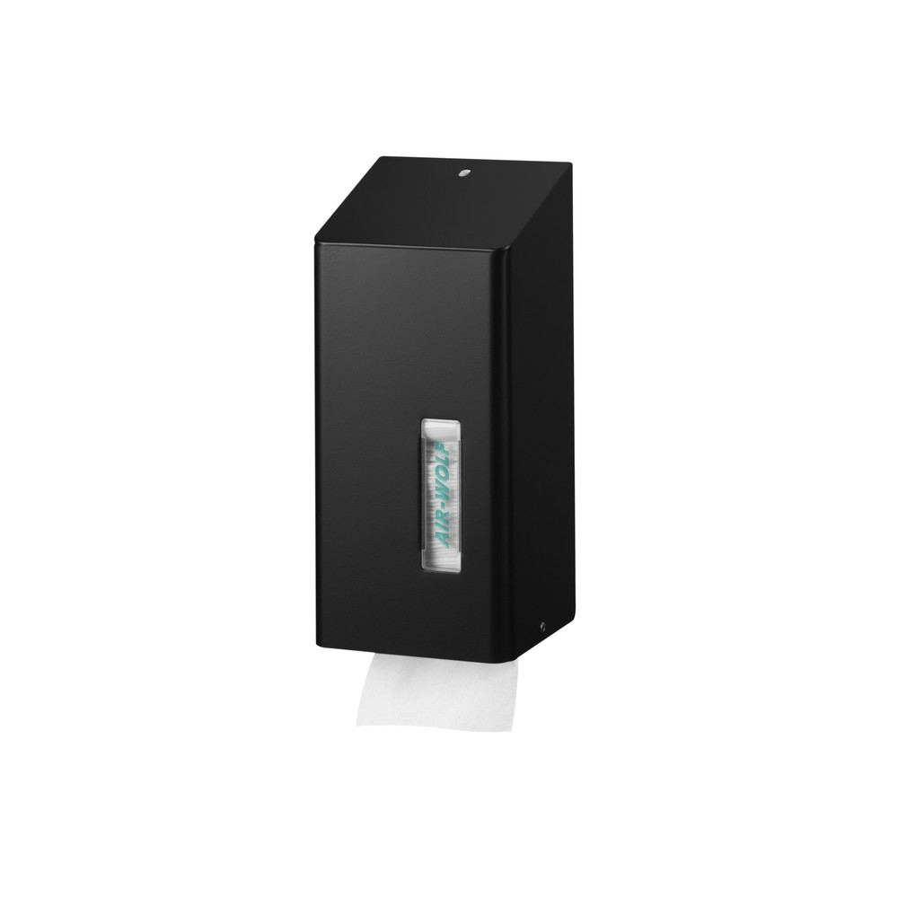 Imagen del producto: Dispensador de papel de WC para hojas sueltas Air-Wolf, negro