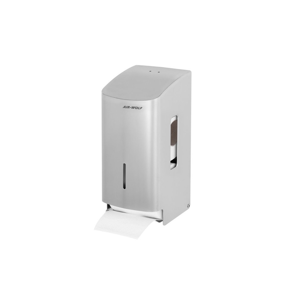 Número de imagen del producto 2: Dispensador de papel higiénico Air-Wolf para 2 rollos domésticos, cepillado