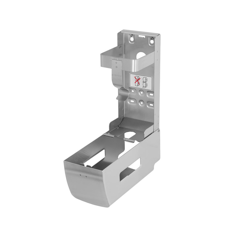 Número de imagen del producto 6: Dispensador de papel higiénico Air-Wolf para 2 rollos domésticos, cepillado
