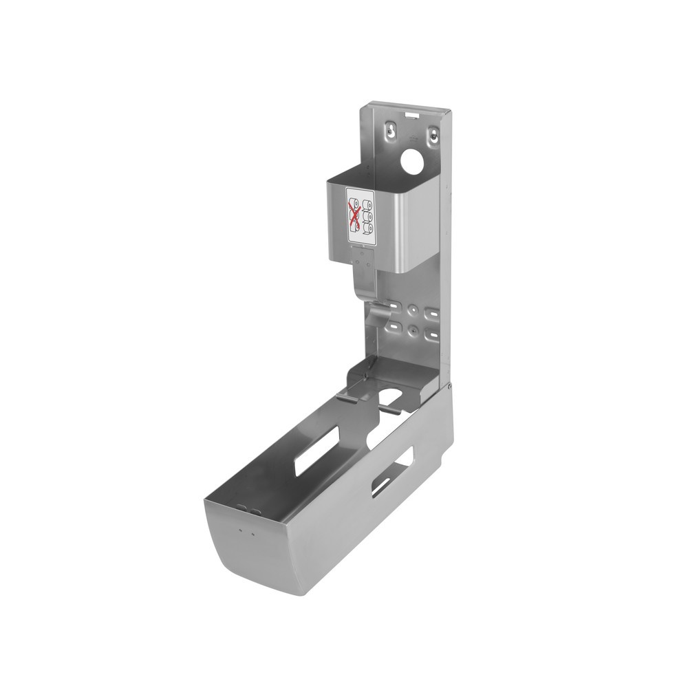 Número de imagen del producto 6: Dispensador de papel higiénico Air-Wolf para 3 rollos domésticos, acero inoxidable cepillado