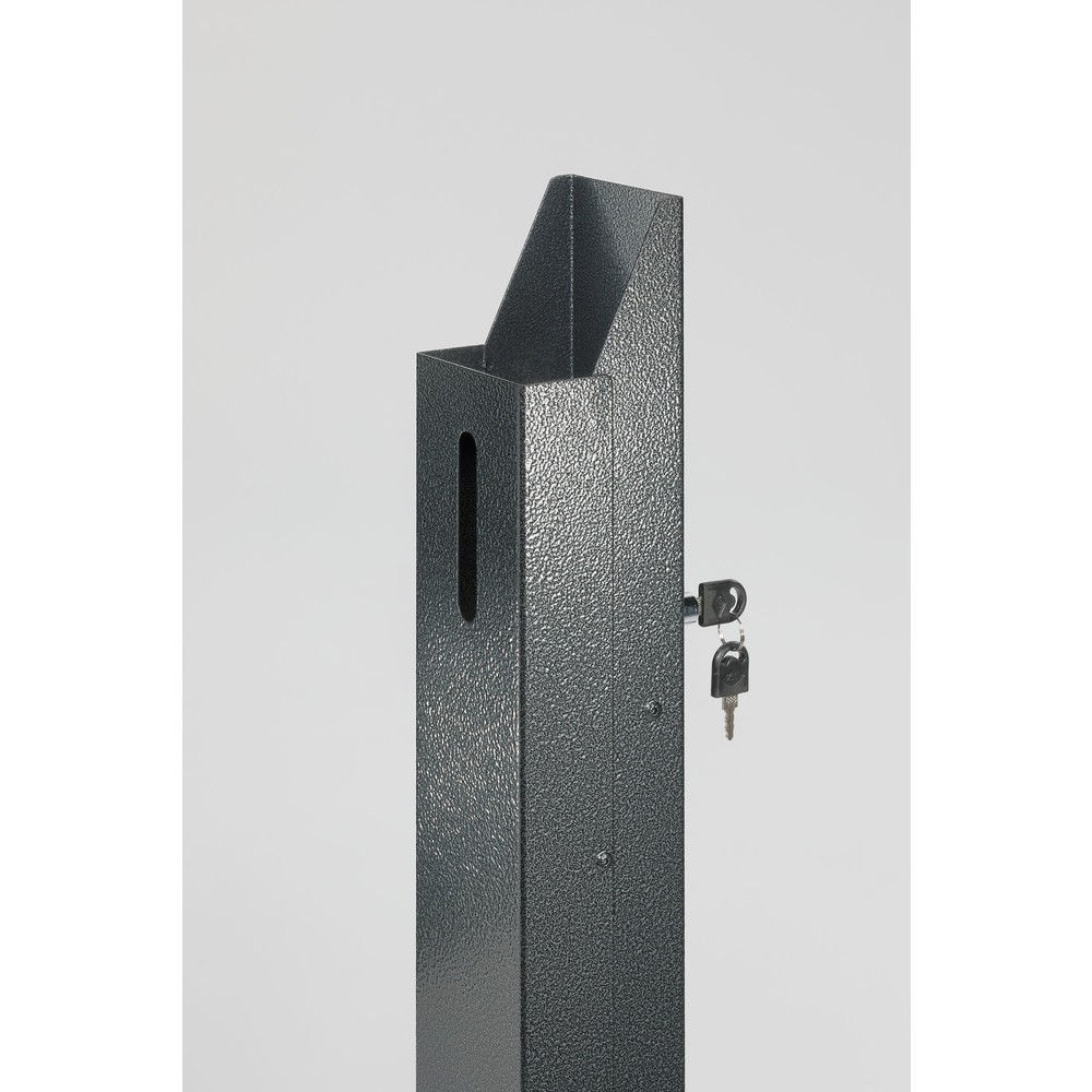 Número de imagen del producto 2: VAR® HDS 105 - Dispensador desinfectante de mano montado en el suelo sin dispensador, color plateado envejecido