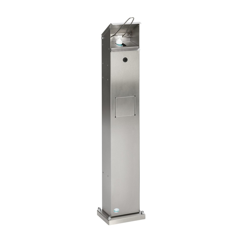 Imagen del producto: Dispensador de desinfección manual VAR® HDS 115, montado en el suelo, acero inoxidable