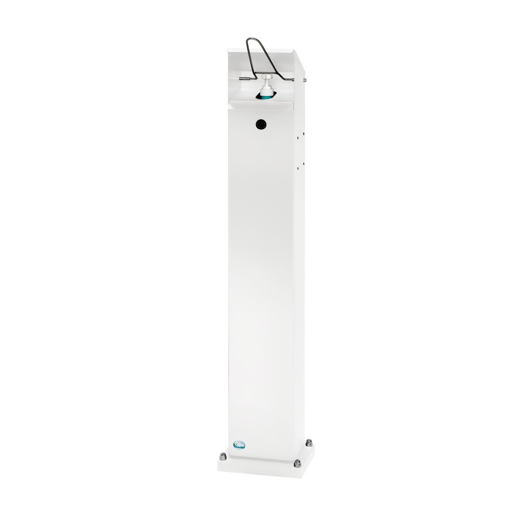 Imagen del producto: Dispensador de desinfección de mano VAR® HDS 124, montado en el suelo, blanco