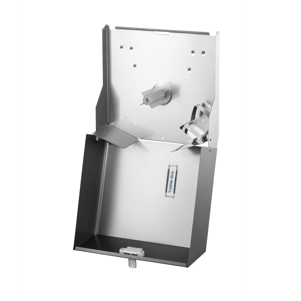 Dispensador doble de rollos Air-Wolf, de acero inoxidable cepillado Número de imagen del producto 4: Dispensador doble de rollos Air-Wolf, de acero inoxidable cepillado