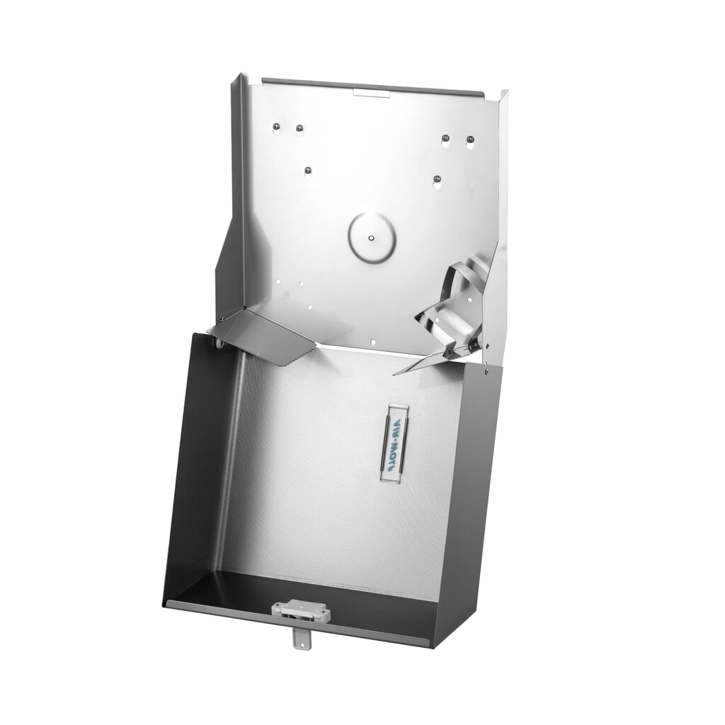 Dispensador doble de rollos Air-Wolf, de acero inoxidable cepillado Número de imagen del producto 6: Dispensador doble de rollos Air-Wolf, de acero inoxidable cepillado